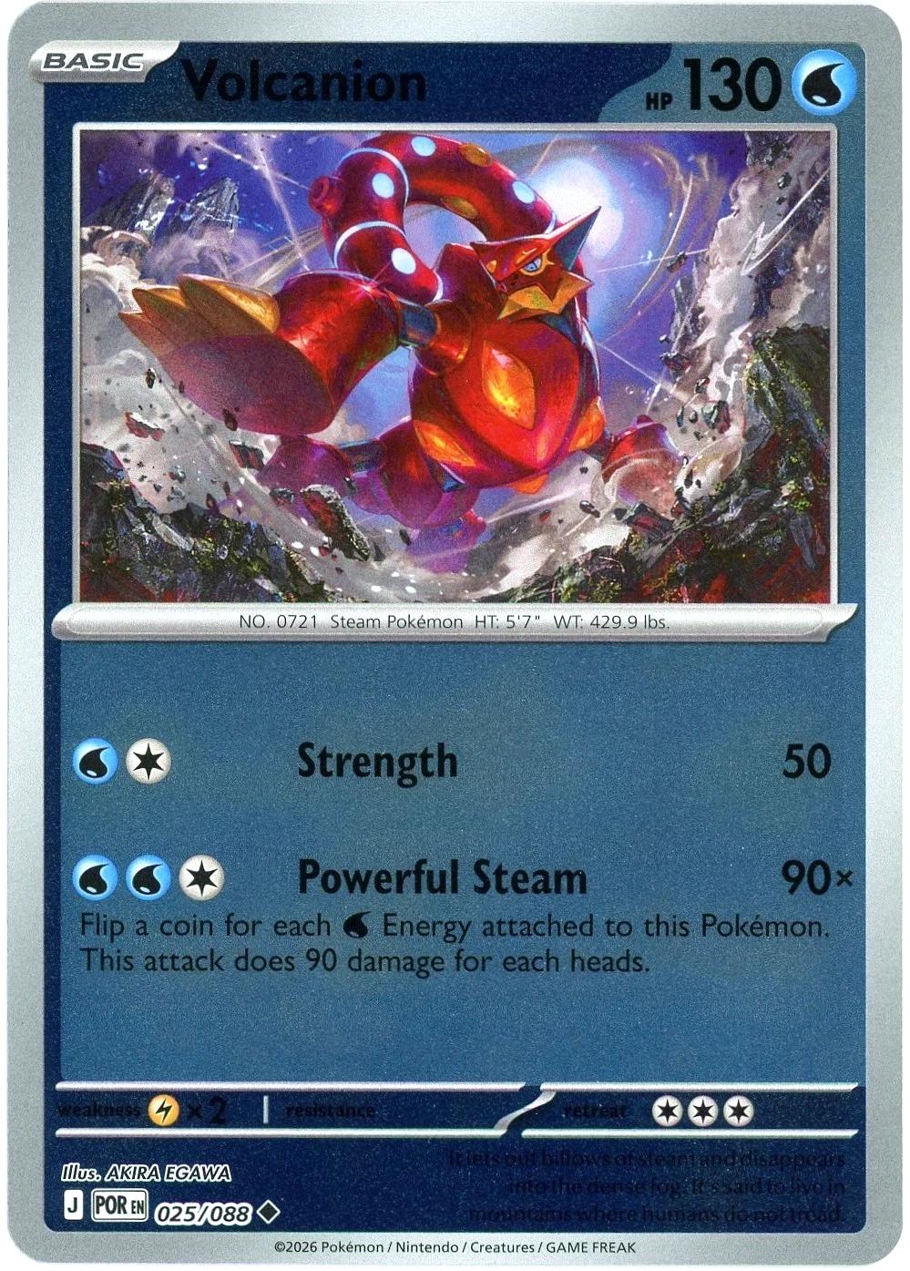 Volcanion [Reverse Holo]